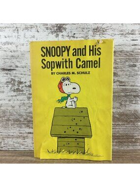 Snoopy And His Sopwith Camel By Charles M. Schulz First Edition 1969 Hardcover